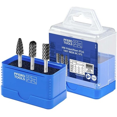 PFERD TOOLS 21901908 frézovací kolík sada Vonkajší Ø 12 mm Ø hriadeľa 6 mm