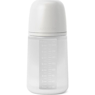 Suavinex dojčenská fláša Colour Essence biela 240 ml