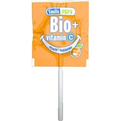 MEKE BIO lízanka Úsmev s vitamínom C broskyňa 5,6 g