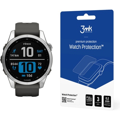 3MK Watch Protection FlexibleGlass Garmin Fenix 7s (3ks) 5903108459365