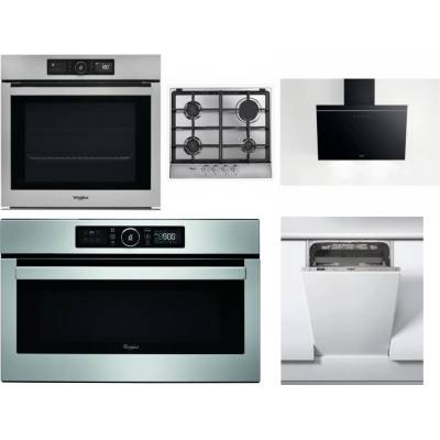 Set Whirlpool AKZ9 9480 IX + AKR 351/IX + AKR 62F LT K + AMW 730 IX + WSIC 3M27 C
