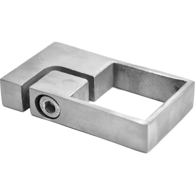 Úchyt pro boční kotvení sloupu 40 x 40 mm, broušená AISI 304