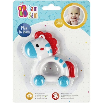 BAM BAM Baby zebra s kroužky