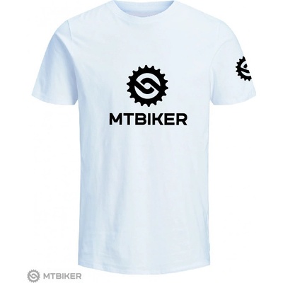MT! Biker Logo 2 tričko biele