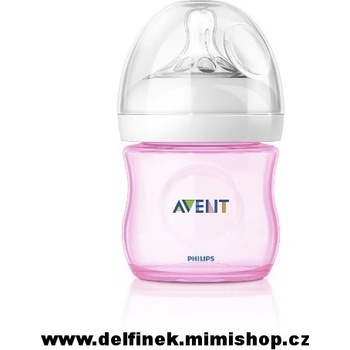 Philips Avent láhev NATURAL PP růžová 125ml