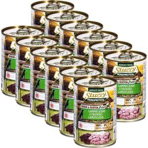 Stuzzy Консерва STUZZY Dog Monoprotein - агнешко, 12 x 400г