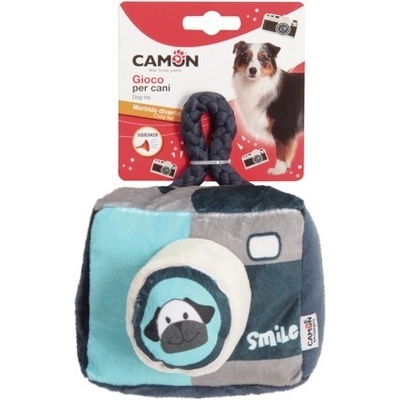 Camon plyšová hračkaová kamera s rukoväťou so zvukom 18 cm
