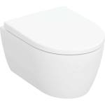 Geberit iCon - Окачена тоалетна чиния със седалка SoftClose, Rimfree, мат бяло 502.381. JT. 1 (502.381.JT.1)