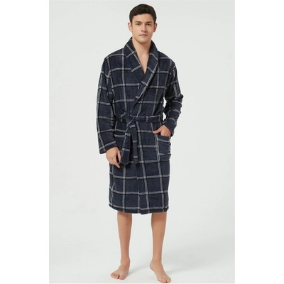 Howick Check Fleece Dressing Gown charcoal – Zbozi.Blesk.cz