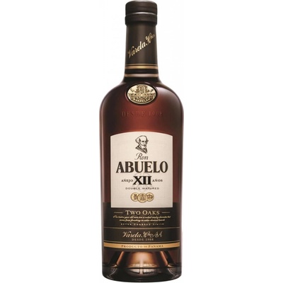 Ron Abuelo XII Two Oaks 12y 40% 0,7 l (holá láhev)