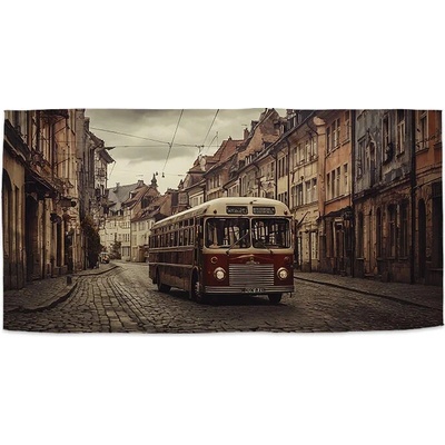Sablio Uterák Historický autobus 30 x 50 cm