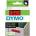 DYMO Етикетираща лента за машини, 12 mm x 7 m, DYMO "D1", червено-черна S0720570 (S0720570)