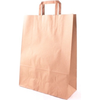 Taška 32*13*42,5 cm, hnědý sulfátový papír 100 g