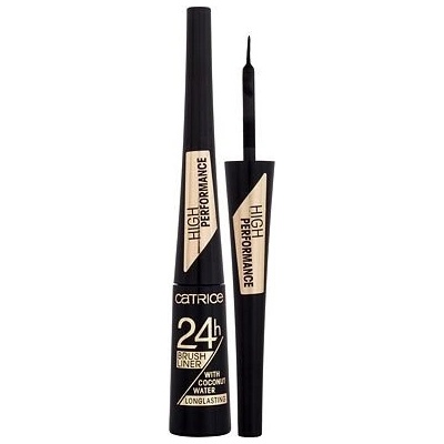 Catrice 24h Brush Liner Waterproof tekuté oční linky Waterproof 010 Ultra Black 3 ml – Zboží Dáma