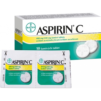 ASPIRIN C POR 400MG/240MG TBL EFF 10