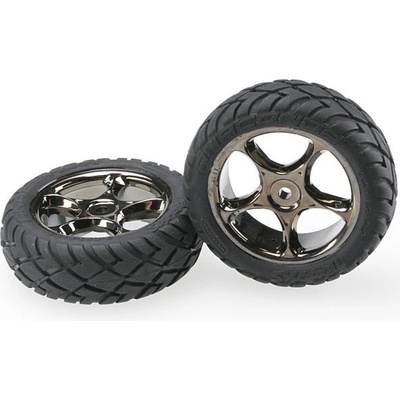 Traxxas kolo 2.2" disk Tracer černý chrom pneu Anaconda 2 přední