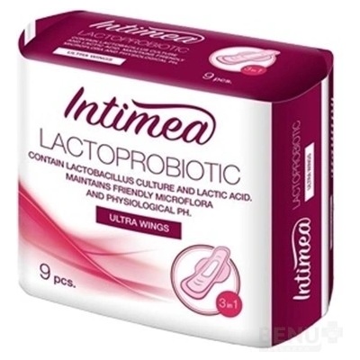 Intimea Lactoprobiotic 3v1 Ultra wings hygienické vložky 9 ks