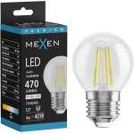 Mexen Vintis LED нажежаема крушка E27, G45, 4W, Неутрална - 4000K, 470 lm, прозрачна - (L156-E27-0440-00)