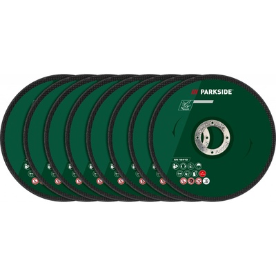 PARKSIDE Sada řezných kotoučů, 125 mm (sada hliníkových řezných kotoučů, 8dílná) – Zboží Dáma