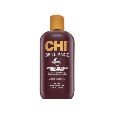 CHI Deep Brilliance Olive & Monoi Optimum Moisture Shampoo Шампоан за хидратиране на косата 355 ml