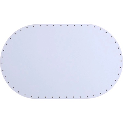 sololak bílý ovál 20x33cm s otvory 22B2033V – Zboží Mobilmania