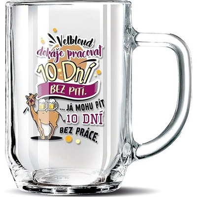 Nekupto Dárkový půllitr Velbloud Rdh 500 ml