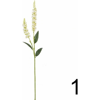 Konár Delphinium 73cm biely 240833B