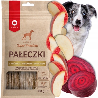 MACED Králičie tyčinky s jablkom a cviklou 100 g