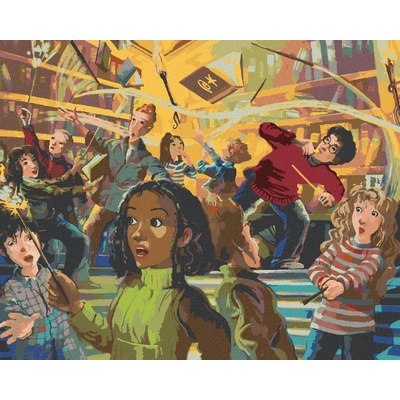Zuty Brumbálova armáda harry potter 40 x 50 cm vypnuté plátno na rám 8596530132578