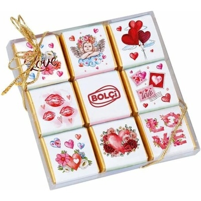 Bolci Valentýnská čokoládová dlaždice Love 144 g