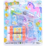 Armtoys ПРОЗРАЧЕН ПИСТОЛЕТ ЗА САПУНЕНИ БАЛОНИ ЕДНОРОГ - armtoys