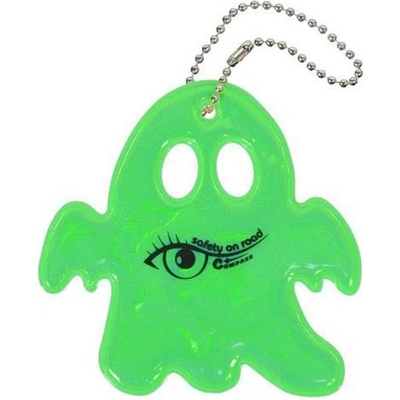 Prívesok na kľúče Reflexní Ghost zelený