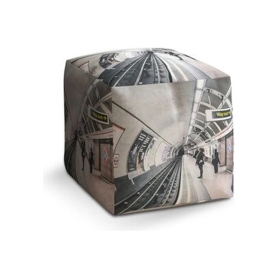 Sablio Taburet Cube Stanice metra: 40x40x40 cm