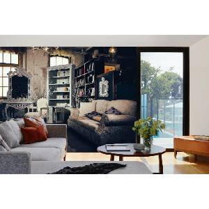 DIMEX ART Самозалепваща се флизелинова фототапета винтидж интериор ii. 375 x 250 см