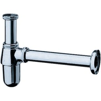 HANSGROHE sifóny - umývadlový fľaškový sifón 5/4" x 225mm DN32 esklý chróm, 52053000