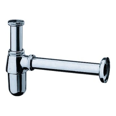 HANSGROHE sifóny - umývadlový fľaškový sifón 5/4" x 225mm DN32 esklý chróm, 52053000