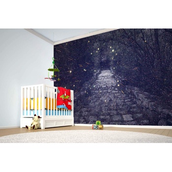 DIMEX ART s. r. o Самозалепваща се флизелинова фототапета мистериозен алея 375 x 250 см