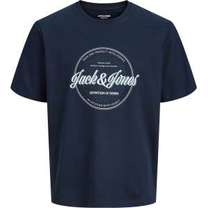 JACK & JONES Тениска jjedover denim tee ss o-neck sn pls