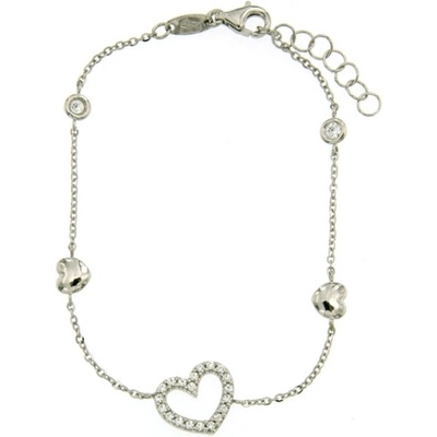 Cara Diamanti Дамска гривна от бяло злато Cara Diamanti BRZ1142W (BRZ1142W)