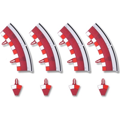 SCX Krajnice vnitřní zatáčky komplet SCXU10327X200