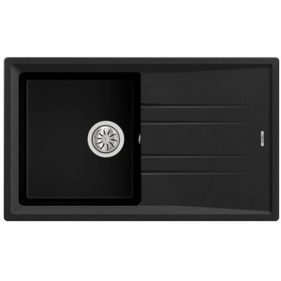 Teka Мивка Teka Stone 50 B-TG, Гранит, Обръщаема, За шкаф, 50 см, Черен (115330015)