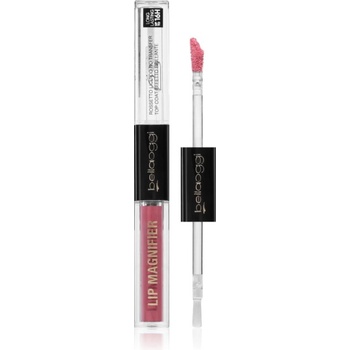 bellaoggi Lip Magnifier дълготрайно червило и гланц за устни 2 в 1 цвят Pink Sugar 2.7ml