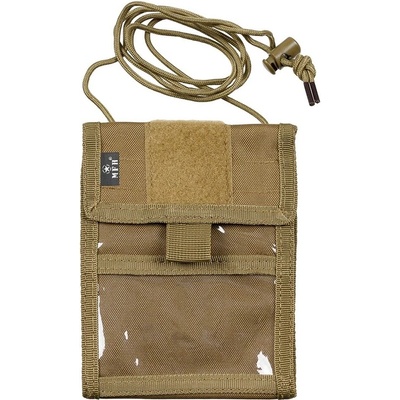 MFH Портфейл за врата с шнурче, кафяв тен (30930r)