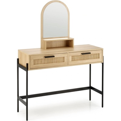 Halmar Toaletní stolek Carmen přírodní/černý – Zboží Dáma