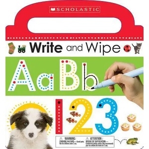 Write and Wipe ABC 123 (Scholastic Early Learners) | Scholastic Inc (ISBN: 9780545906401)