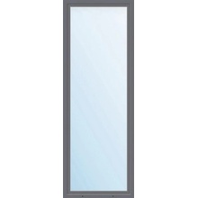 ARON Plastové okno jednokrídlové Basic biele/antracit 500 x 1500 mm DIN ľavé