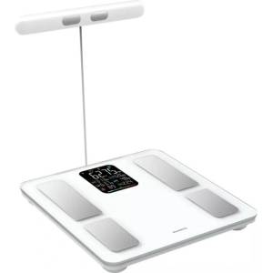 Klausberg Кантар Klausberg KB 7857, до 180 кг. натоварване, Bluetooth, LCD дисплей, 14 телесни стойности, Android/iOS, бял (KB 7857)