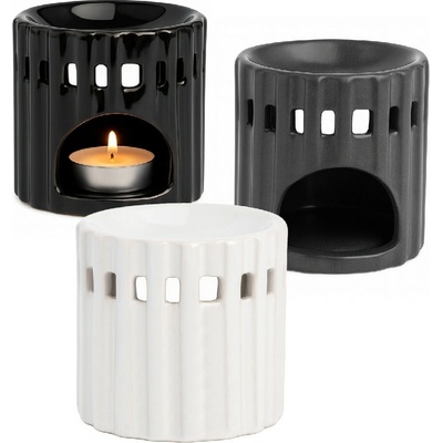 Home Elements Aroma lampa 7 cm mix barev šedá černá a bílá 1 ks