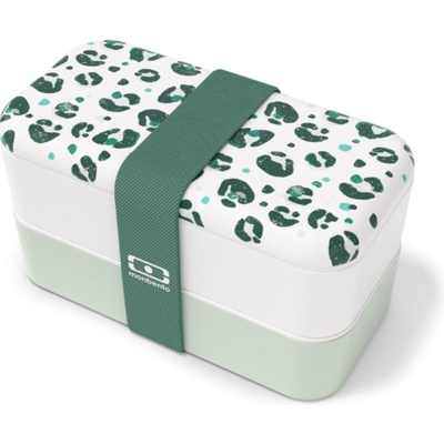 Monbento obědový box Original Graphic Green Leopard