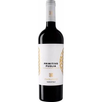 Primitivo Salento I.G.P. Paololeo 13,5% 0,75 l (čistá fľaša)